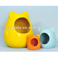 Ceramic Pet House Pets Animal Bowl Feeder